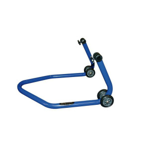 Béquille de stand arrière universelle BIKE LIFT bleu avec supports caoutchouc en "L"- RS-17