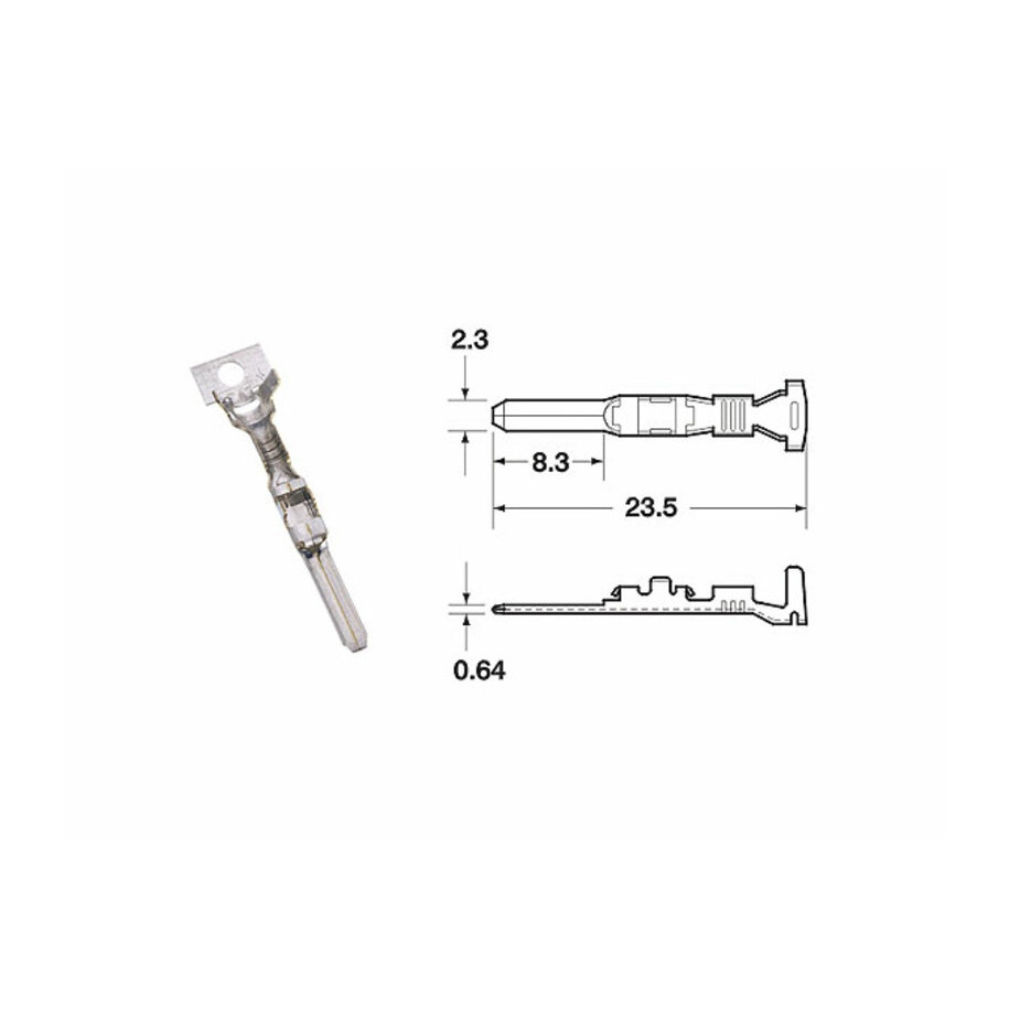 Cosse femelle série 090 SMTO BIHR Ø0,85mm²/1,25mm² - 50pcs