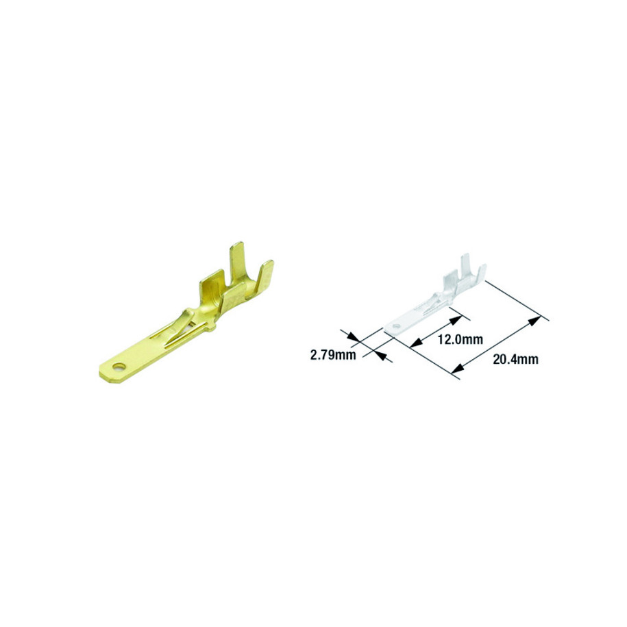 Cosses à fourche mâle TOURMAX Type 110 (100 pcs.)