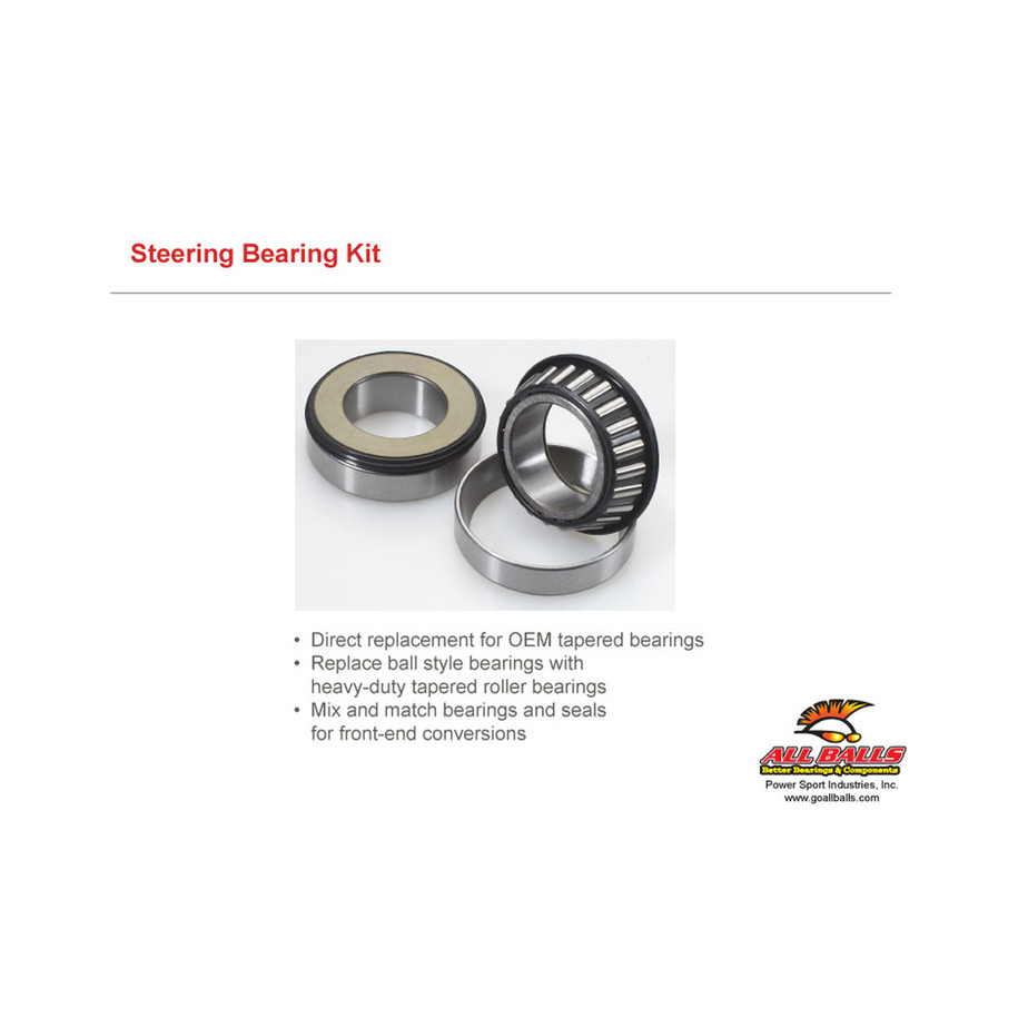 Kit roulements de colonne de direction ALL BALLS Suzuki RM125/250/RM-Z450