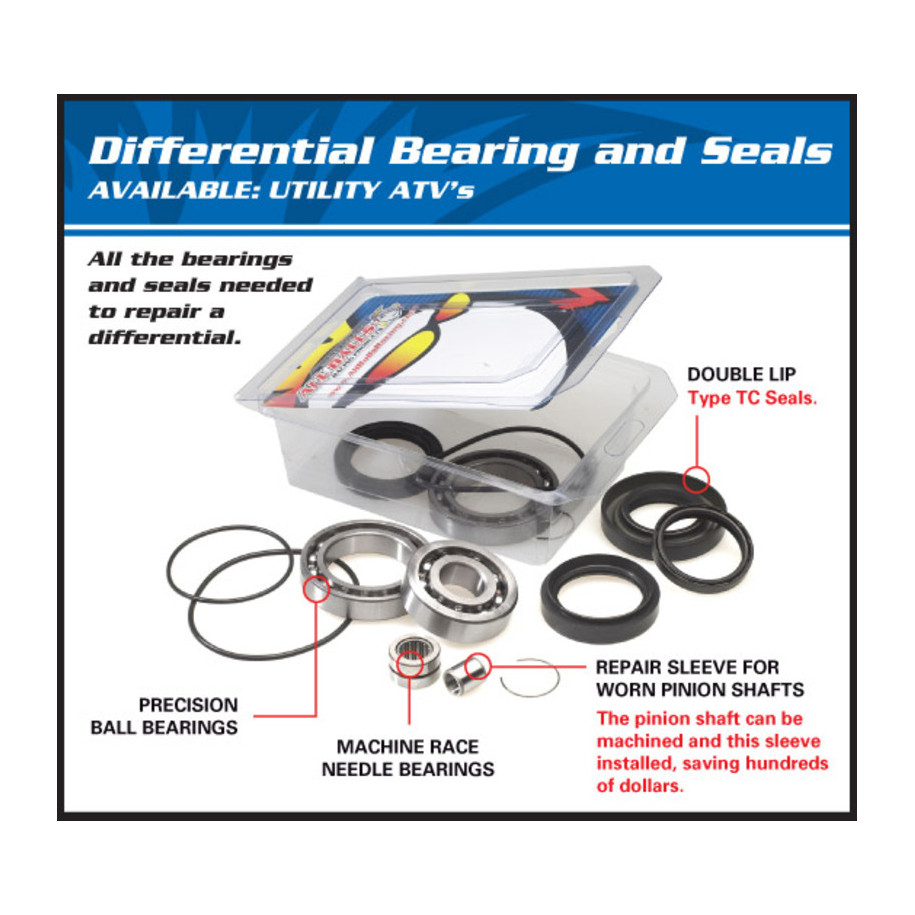 Kit roulements & joints de différentiel ALL BALLS Polaris Sportsman 450/570
