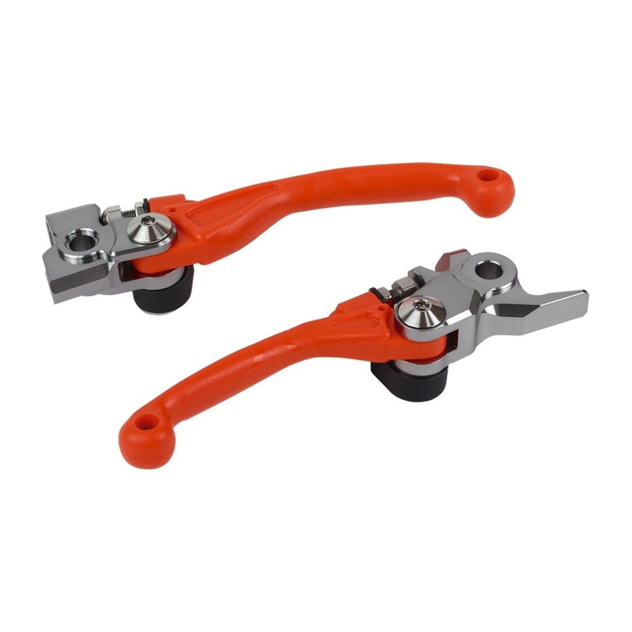 Jeu de leviers POLISPORT Pivor Incassable orange - KTM / Husqvarna