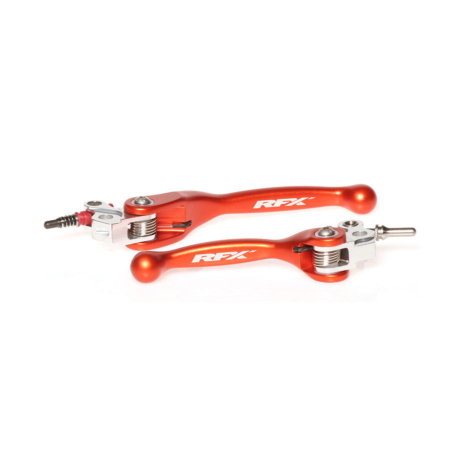 Ensemble de leviers retournables forgés RFX Race (Orange) - KTM SX 65