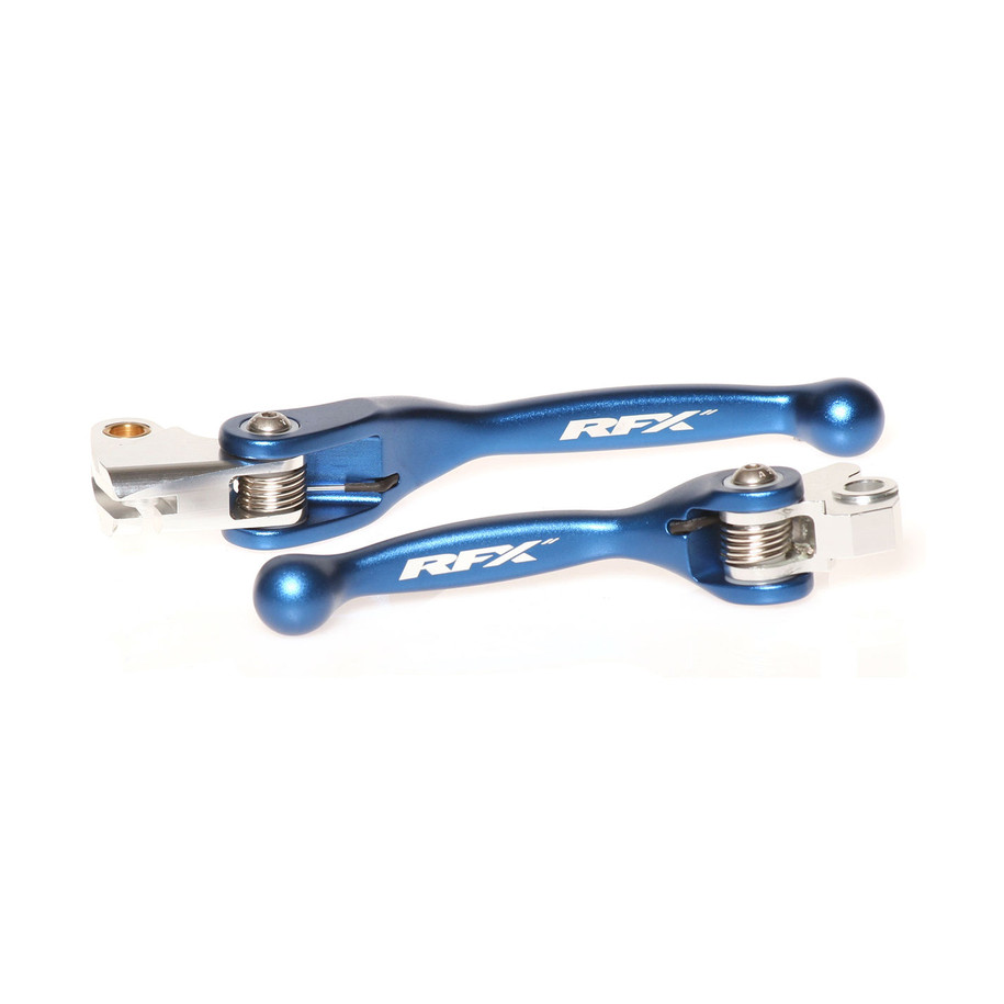 Jeu de leviers retournables forgés RFX Race (Bleu) - Yamaha WRF 250-450