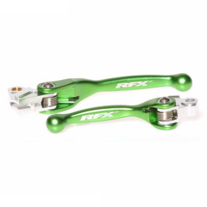 Jeu de leviers retournables forgés RFX Race (Vert) - Kawasaki KXF450