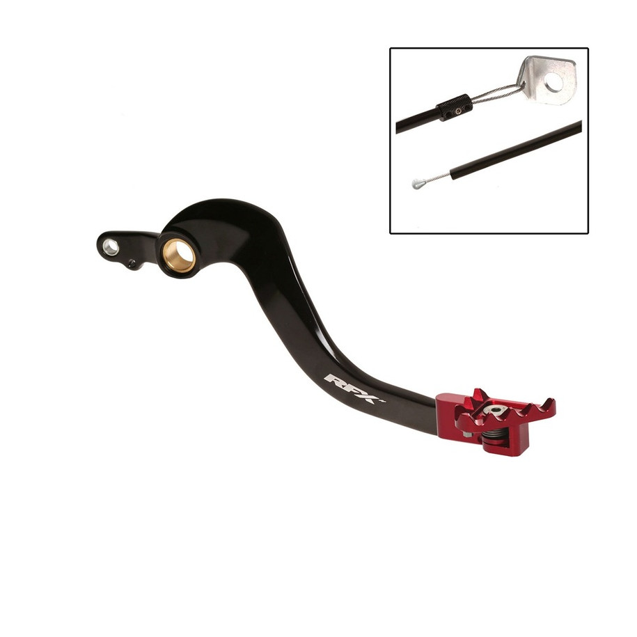 Pédale de frein arrière RFX Pro FT (Noir/Rouge) - Honda CRFX250