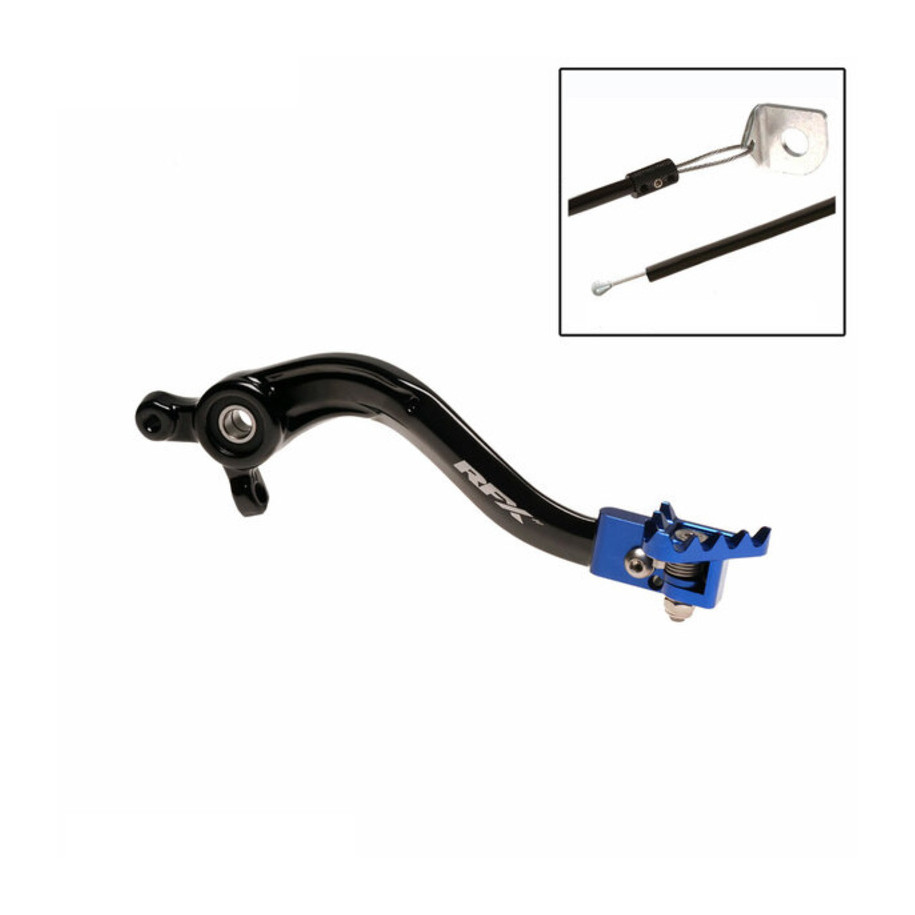 Pédale de frein arrière RFX Pro ST (Noir/Bleu)