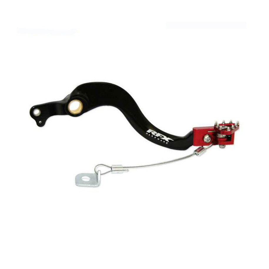 Pédale de frein arrière RFX Pro ST (Noir/Rouge) - Honda CRF150