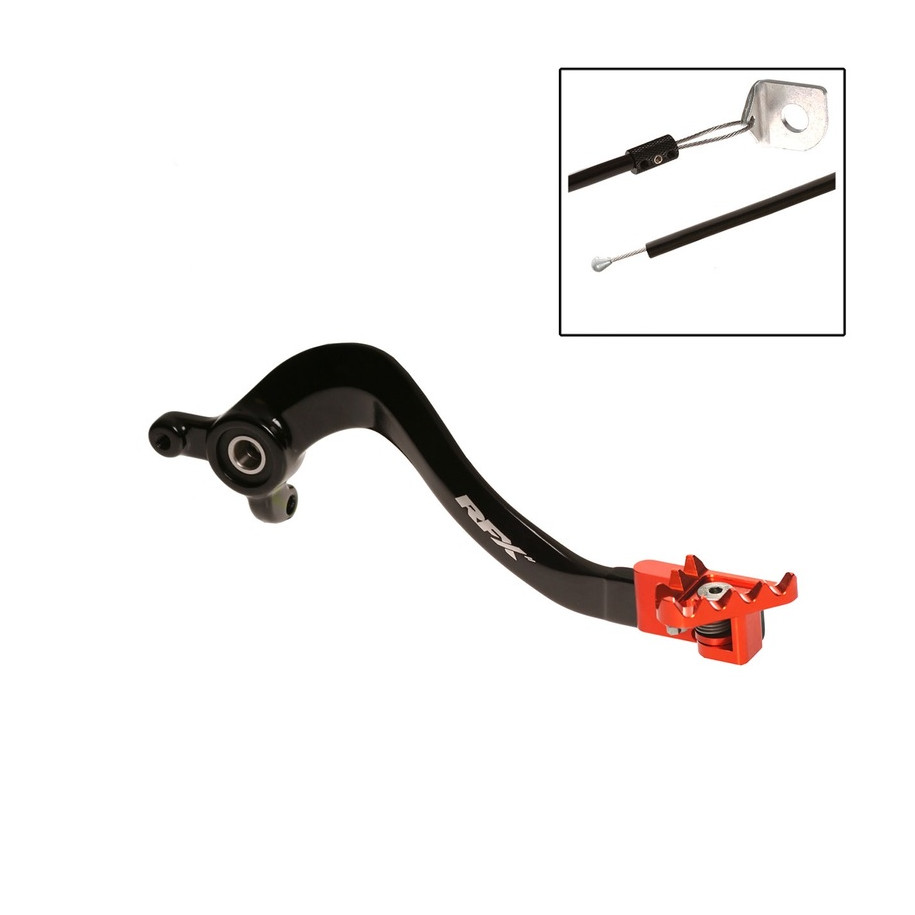 Pédale de frein arrière RFX Pro FT (Noir/Orange) - KTM SX85