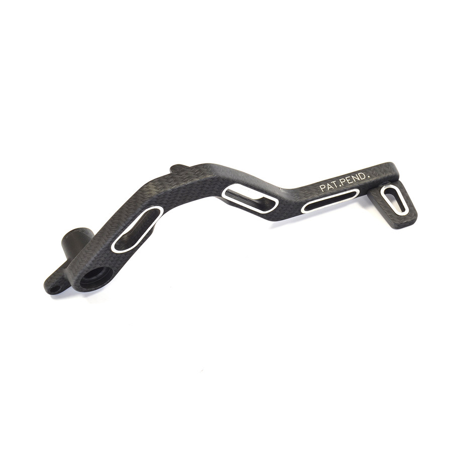 Pédale de frein V PARTS aluminium texture carbone Derbi