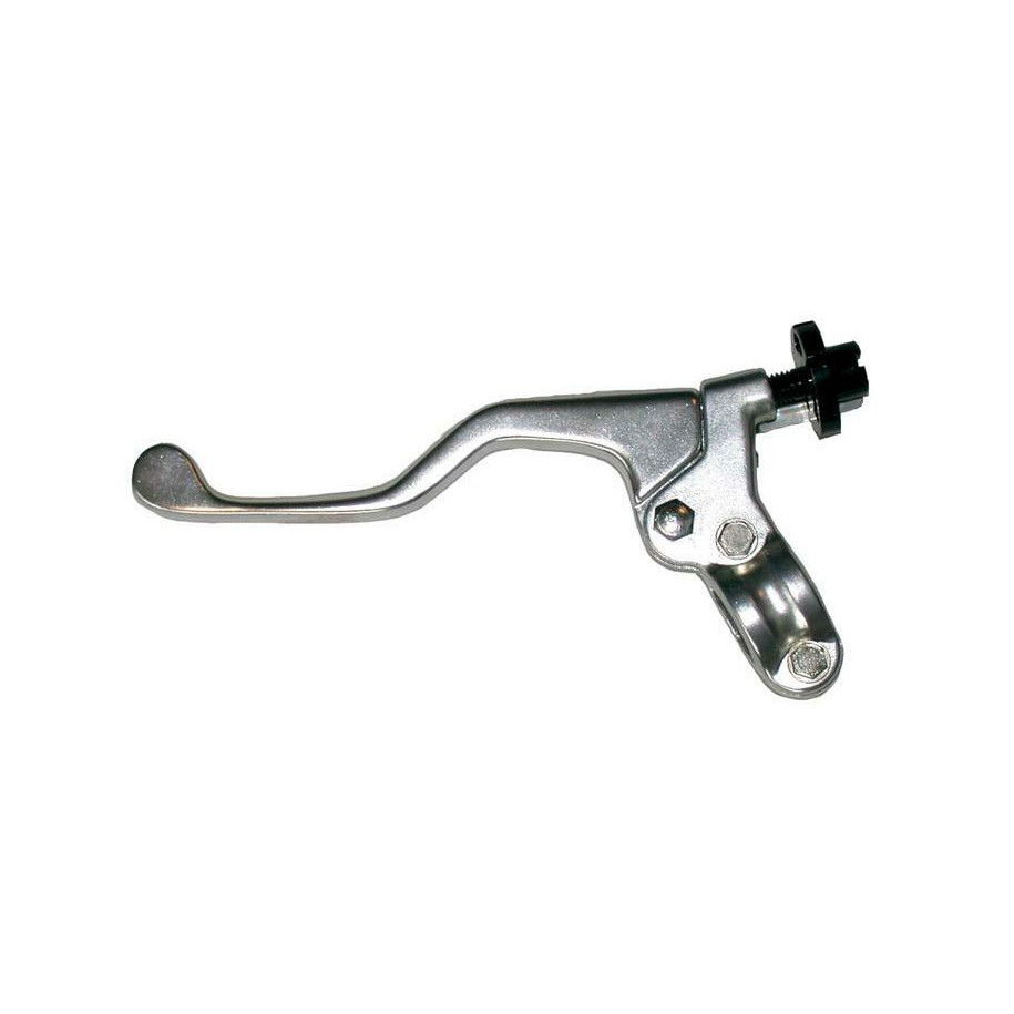 Levier court + cocotte d'embrayage BIHR aluminium forgé poli universel