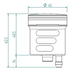Bocal LIGHTECH 16cm³ - Vert