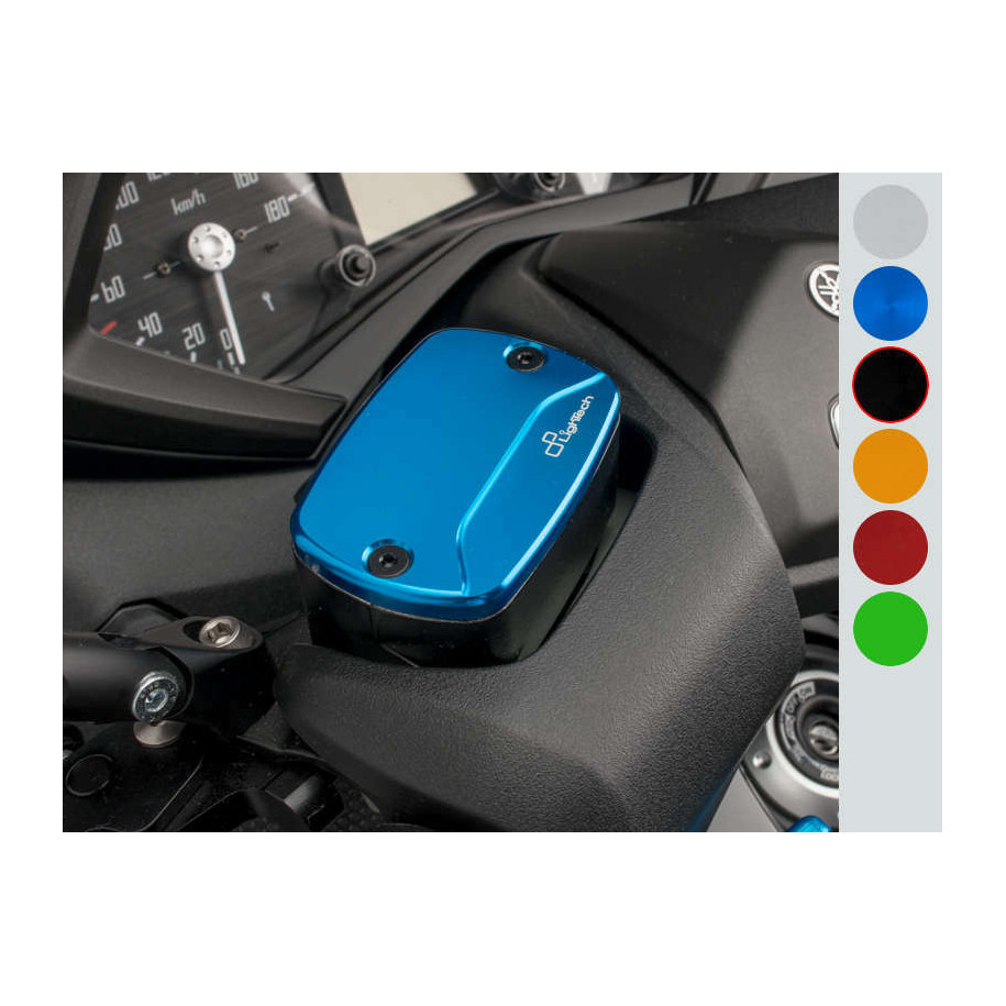 Couvercle de maître-cylindre de frein avant/arrière LIGHTECH alu noir