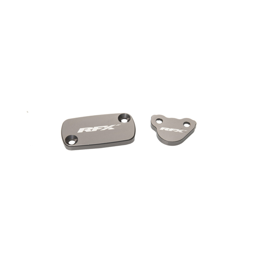 Jeu de bouchons de réservoir RFX Pro (Gris minéral) - Honda CR/CRF