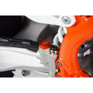 Couvercle de maître-cylindre arrière SCAR orange