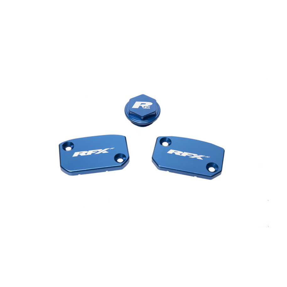 Jeu de bouchons de réservoir RFX Pro (Bleu) (Frein et embrayage Brembo)