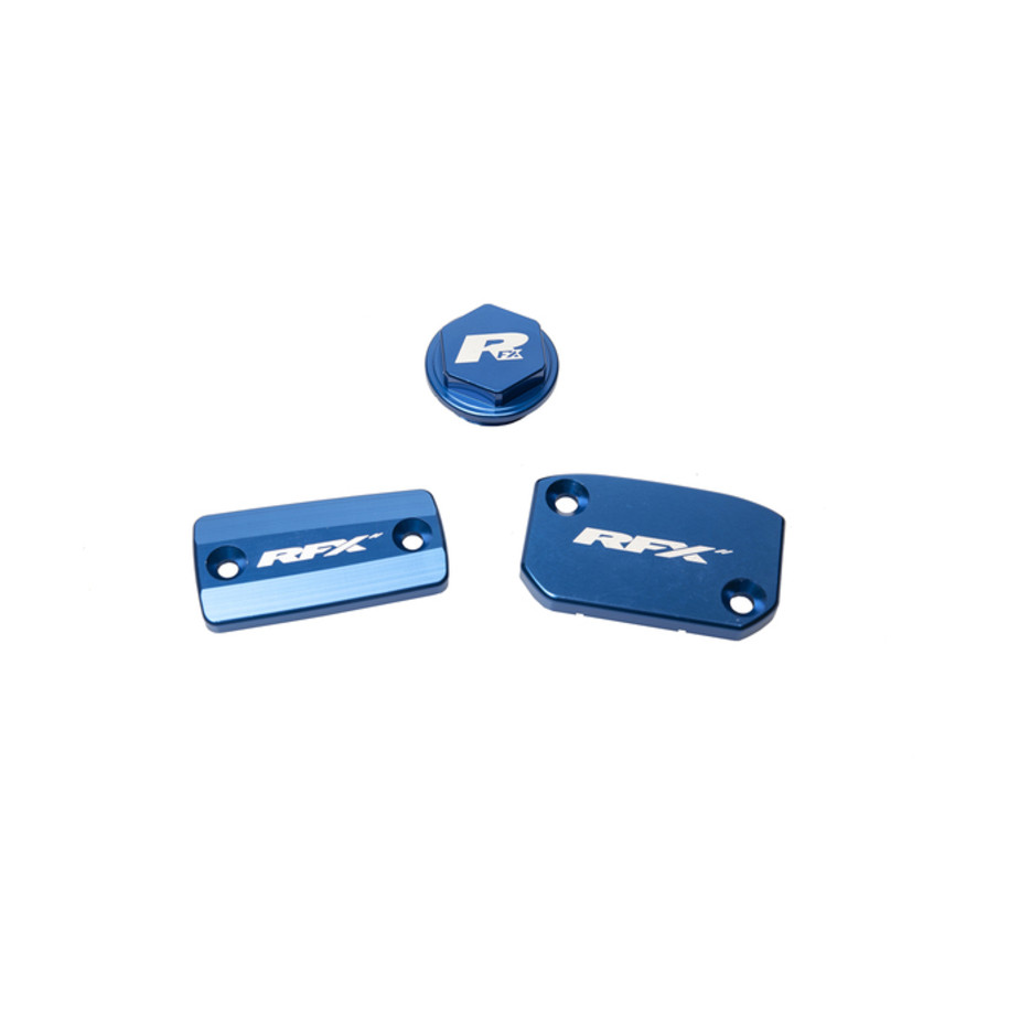 Jeu de bouchons de réservoir RFX Pro (Bleu) (Frein Brembo et embrayage Magura)