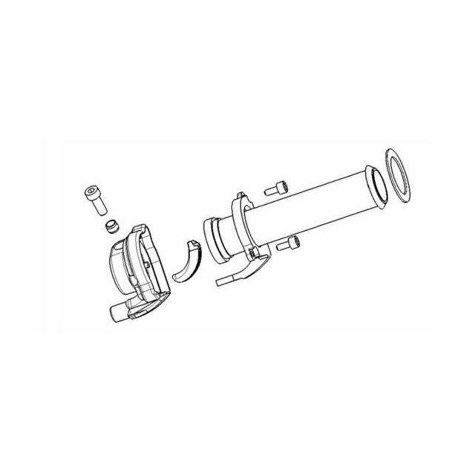 POIGNEE DE GAZ PIAGGIO 112MM GAMME 50CC+LX125
