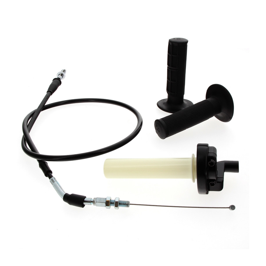 Kit poignée de gaz + câble BIHR type CR Pro Loisir Suzuki LT-R450
