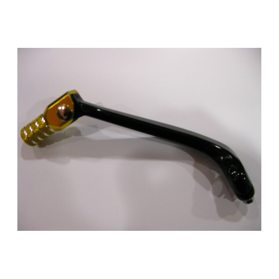 Sélecteur de vitesse BIHR aluminium forgé noir embout jaune Suzuki RM-Z250