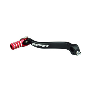 Sélecteur de vitesse SCAR noir mat/embout rouge