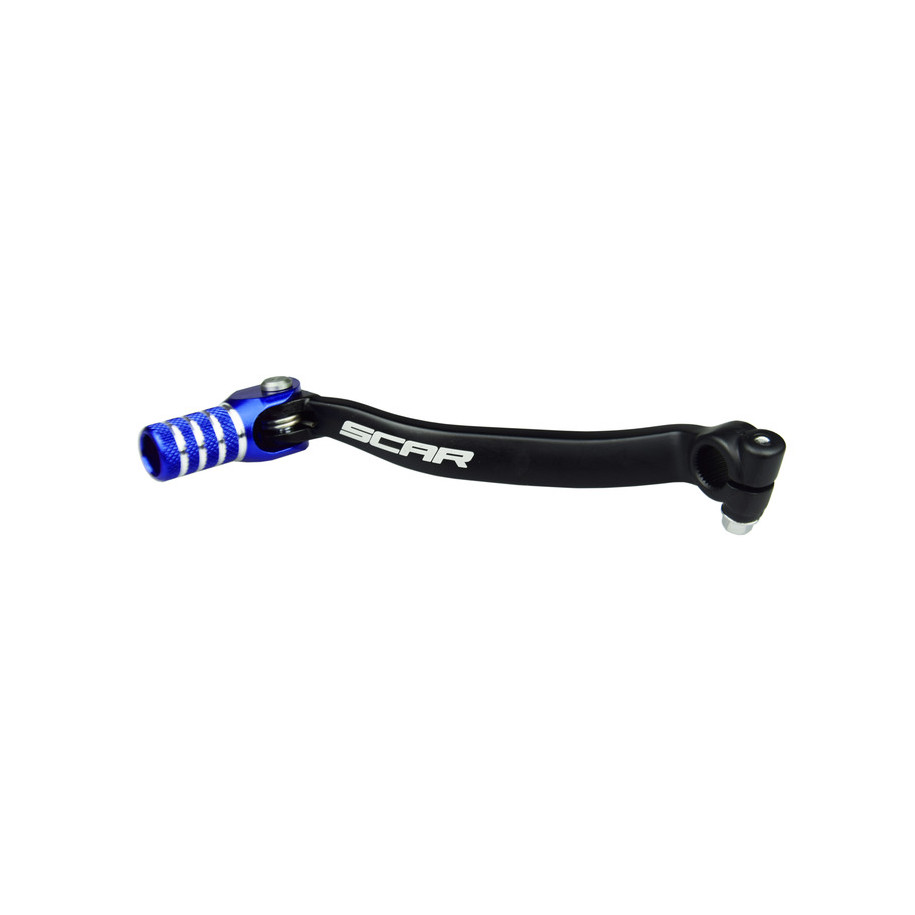 Sélecteur de vitesse SCAR noir mat/embout bleu