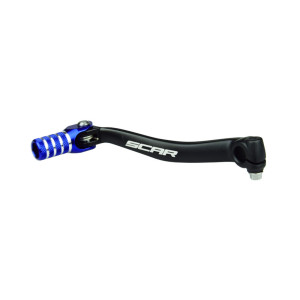 Sélecteur de vitesse SCAR noir mat/embout bleu