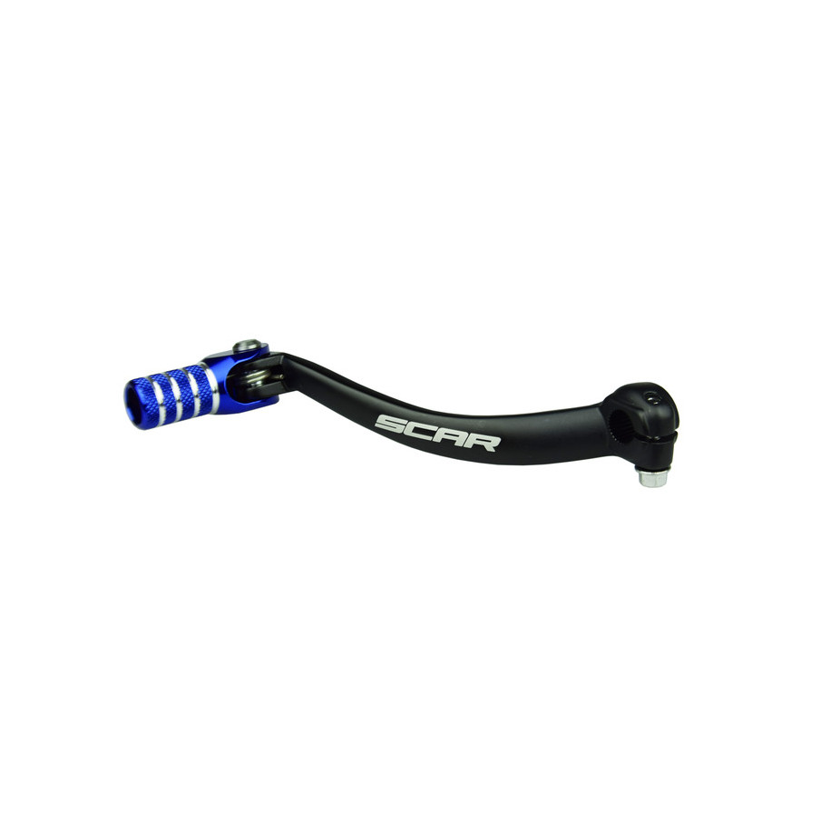 Sélecteur de vitesse SCAR noir mat/embout bleu