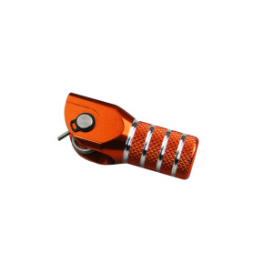 Sélecteur de vitesse SCAR noir mat/embout orange