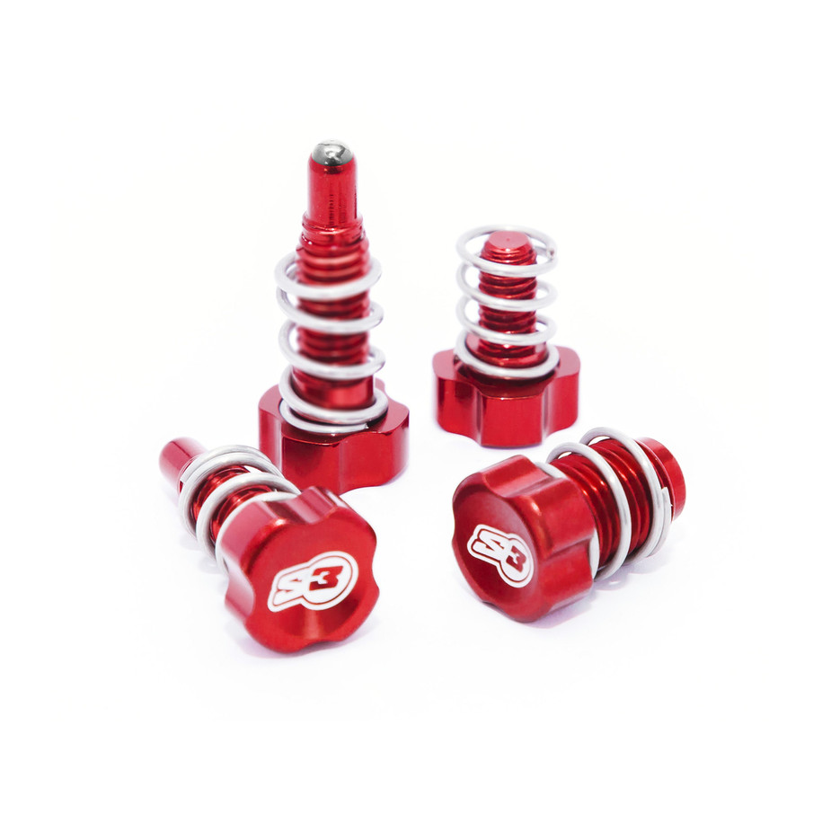 Vis de réglage leviers S3 rouge Braktec/AJP
