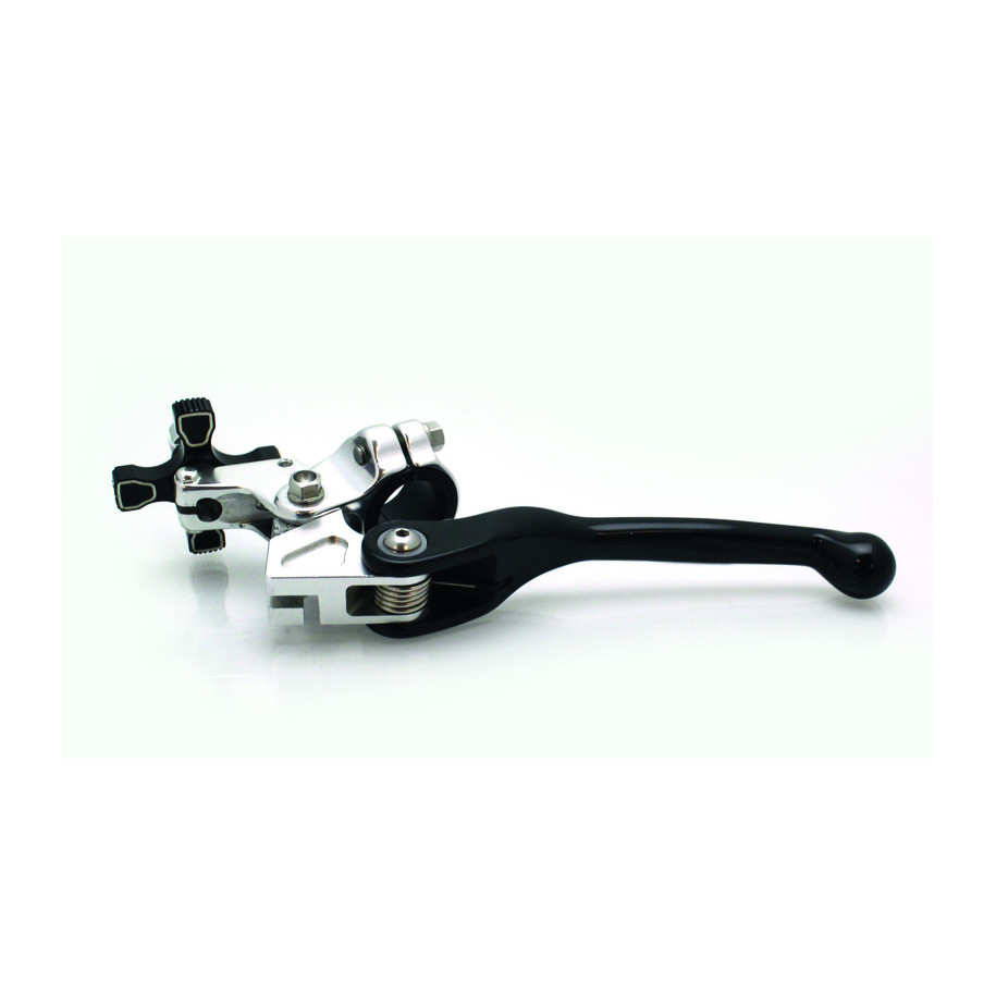 Levier repliable + cocotte BIHR aluminium noir universel