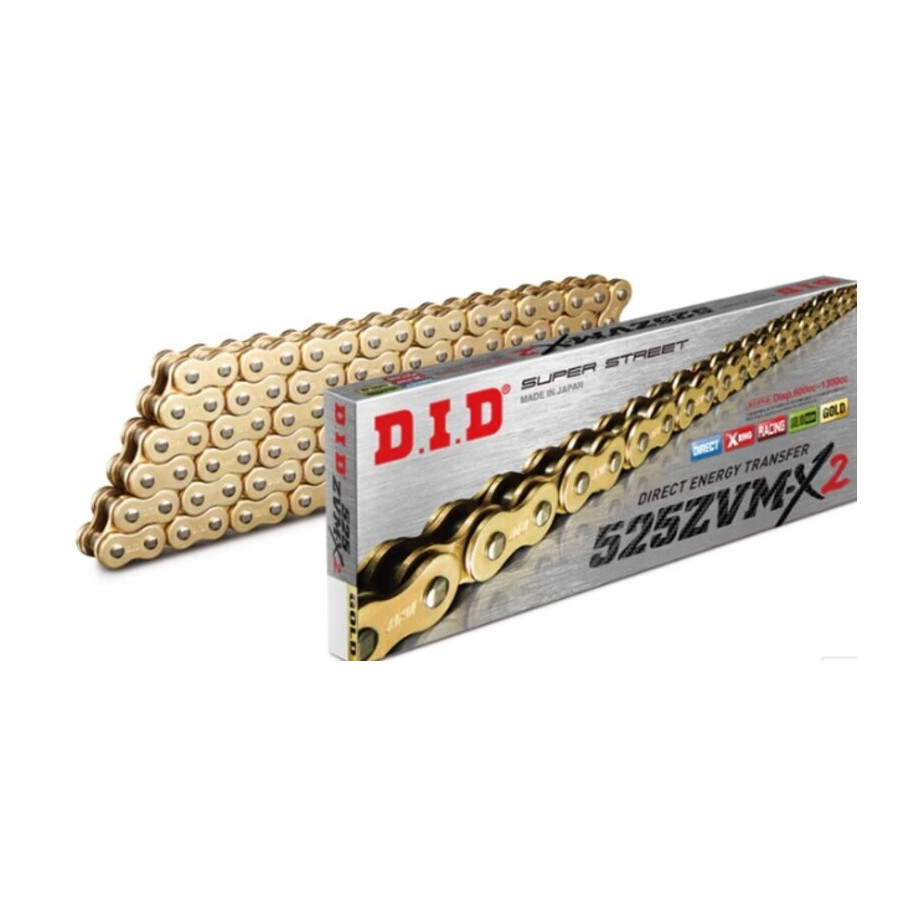 Chaîne de transmission D.I.D 525ZVM-X2 X-Ring 525