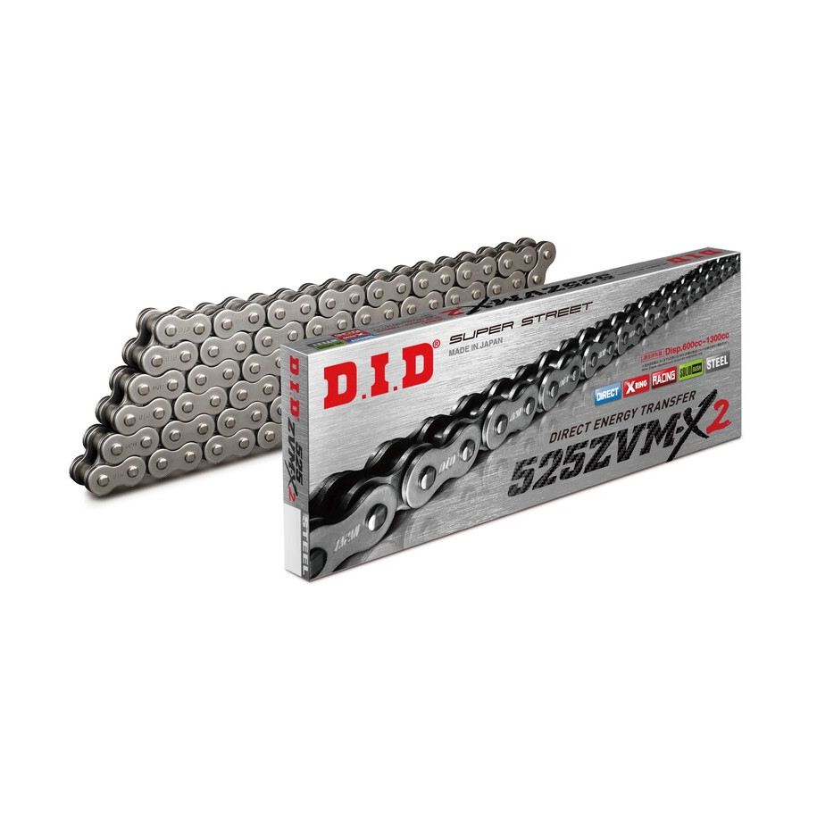 Chaîne de transmission D.I.D 525ZVM-X2 X-Ring 525