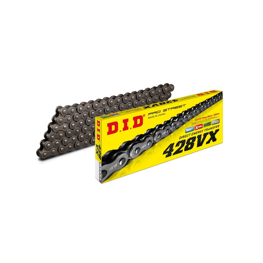 Chaîne de transmission D.I.D 428VX X-Ring 428