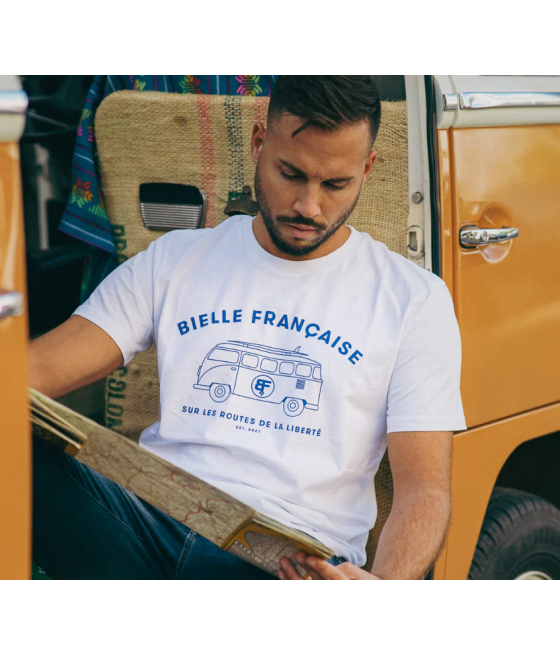 T-Shirt "HAPPY LIFE" Bielle Française