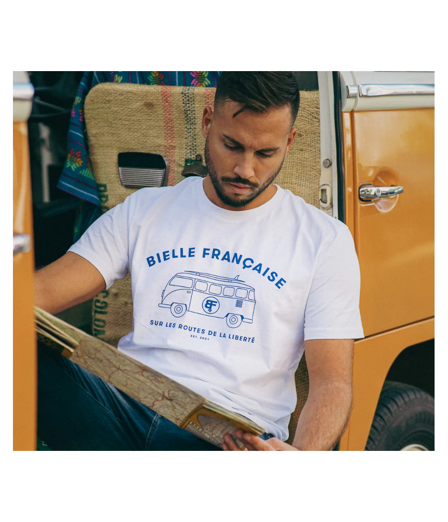 T-Shirt "HAPPY LIFE" Bielle Française