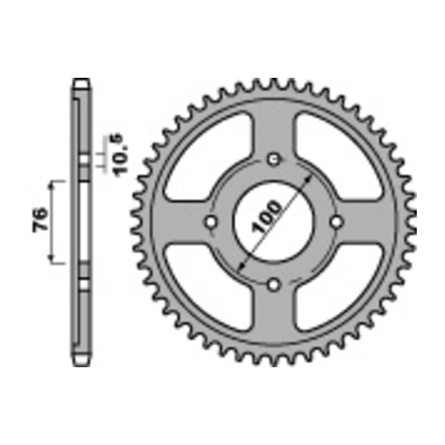 Couronne PBR acier standard 803 - 428