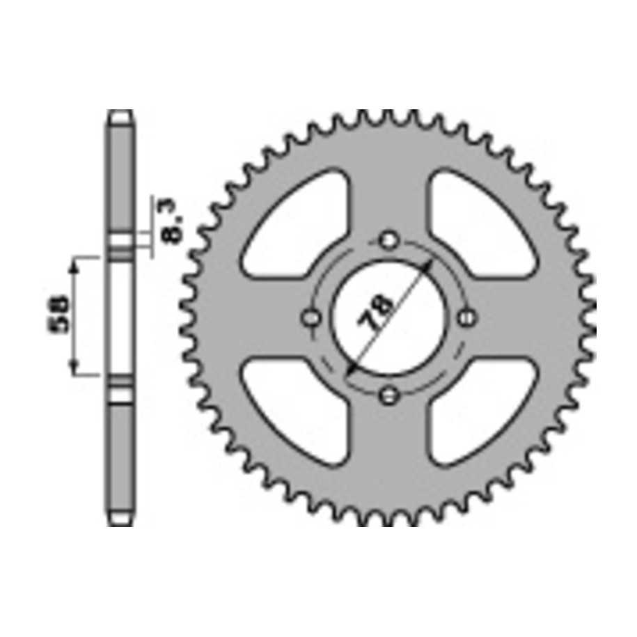 Couronne PBR acier standard 810 - 428