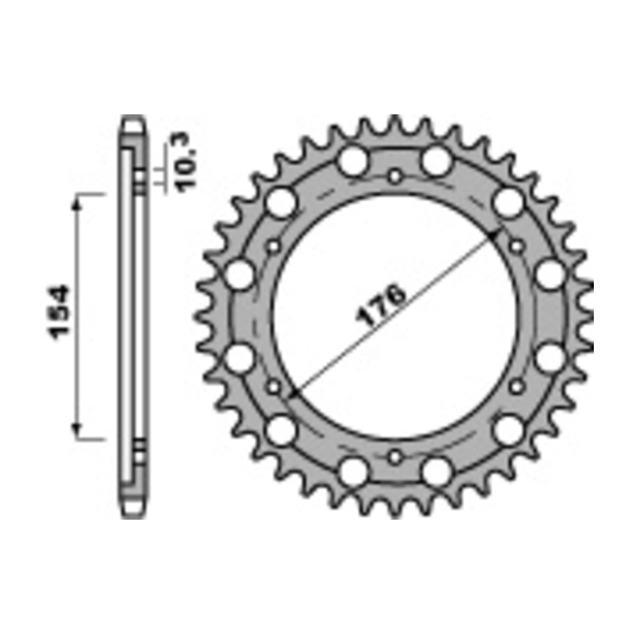 Couronne PBR acier C45 standard 4562 - 530