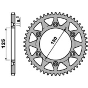 Couronne PBR acier C45 standard 899 - 520