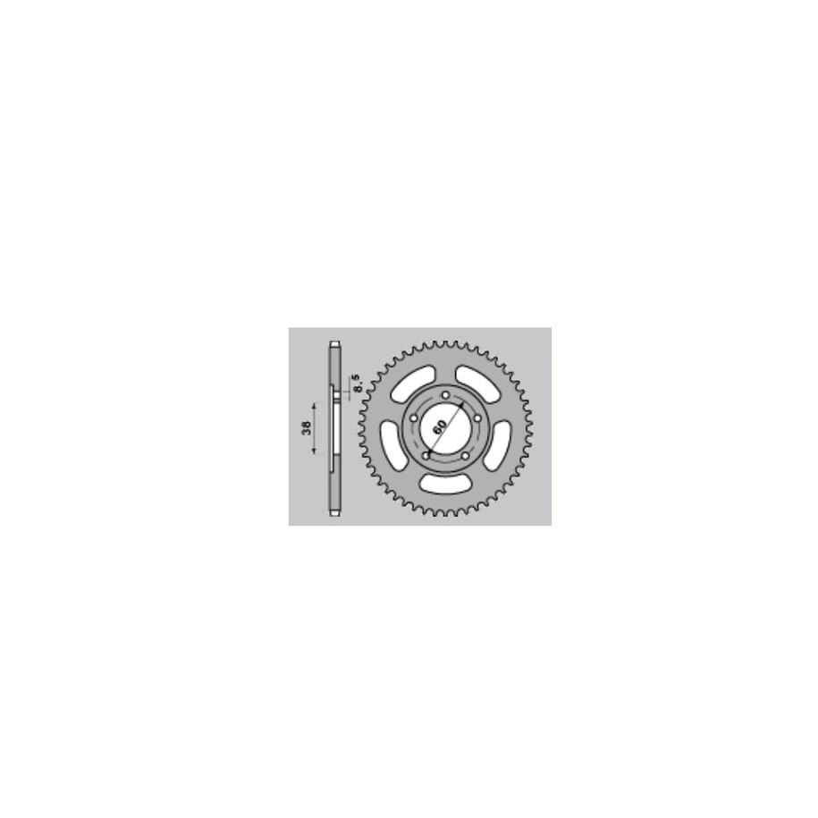 Couronne PBR acier C45 standard 4431 - 420