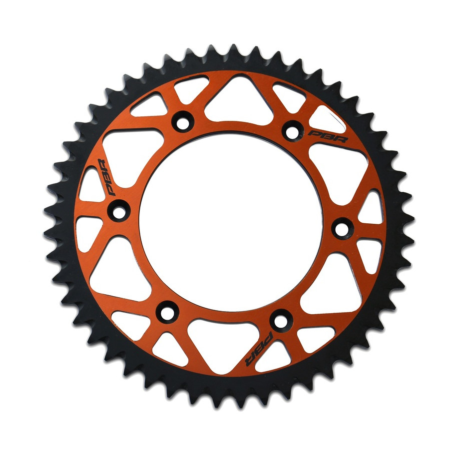 Couronne PBR Twin Color aluminium ultra-light anti-boue anodisé dur 899 - 520