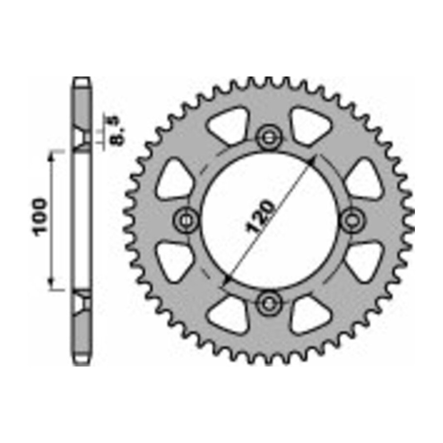 Couronne PBR acier C45 standard 798 - 428