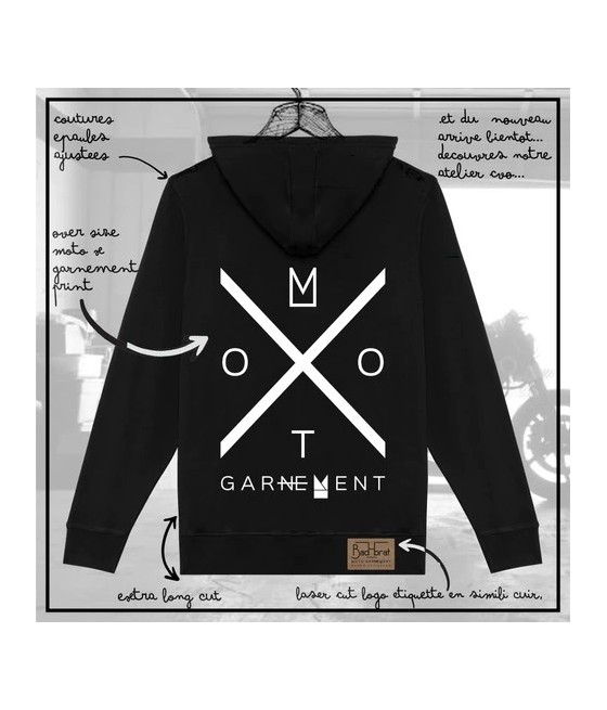 HOODIE MOTO X GARNEMENT