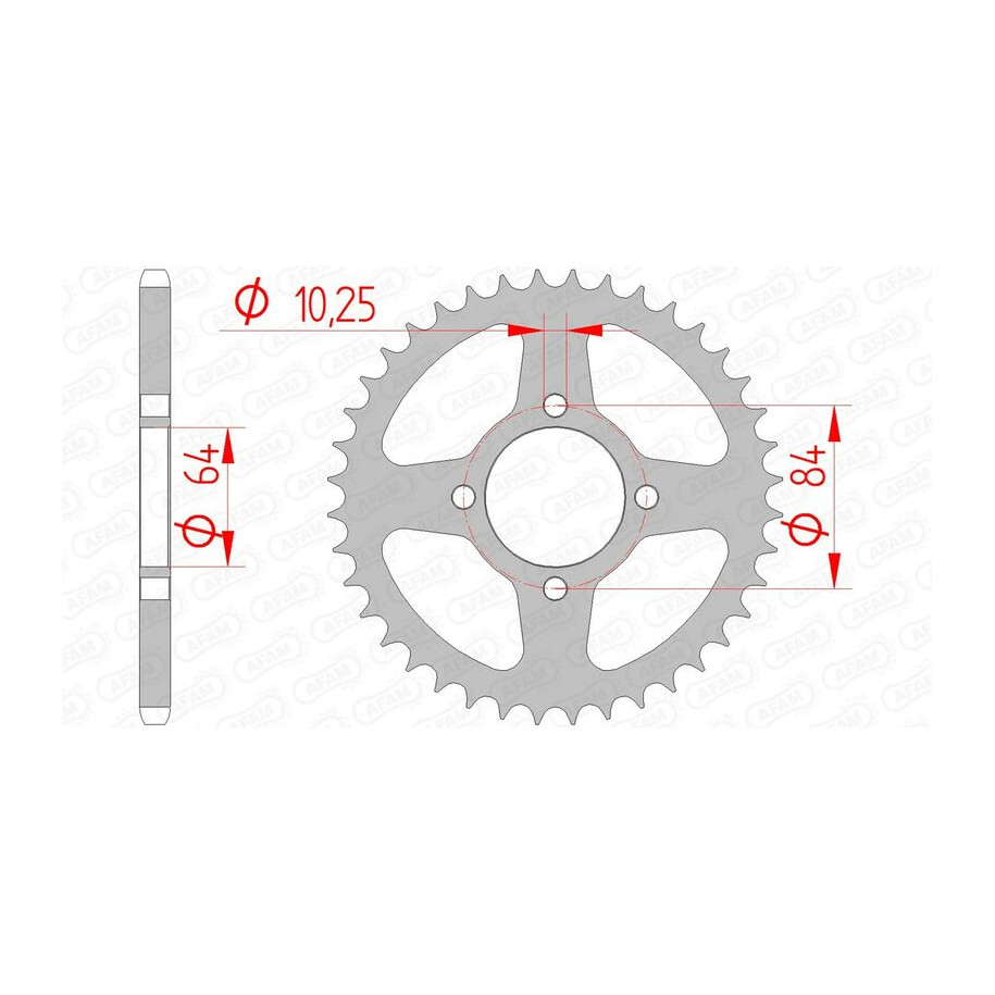 Couronne AFAM acier standard 14310 - 520