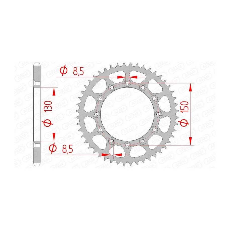 Couronne AFAM acier standard 12323 - 520
