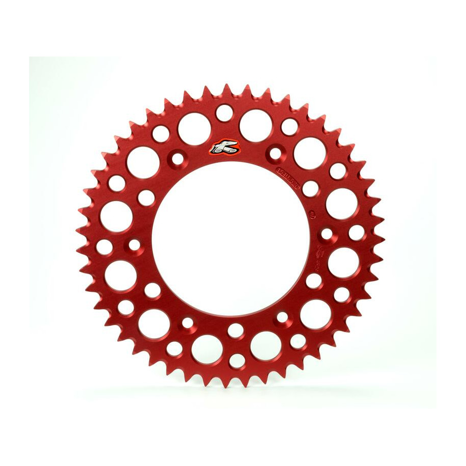 Couronne RENTHAL aluminium Ultra-Light anti-boue 189U - 420