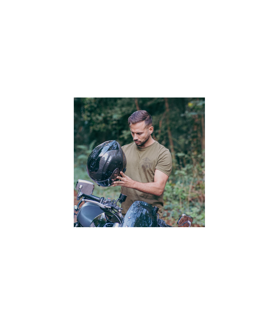 T-Shirt "KAKI RIDER" Bielle Française