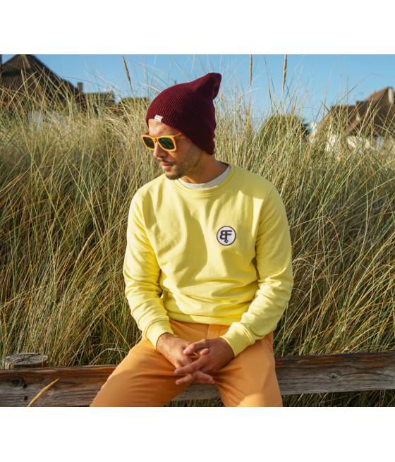 Sweat "BUMBLEBEE" Jaune Bielle Française