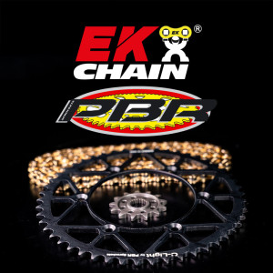 Kit chaîne EK/PBR 520M3 13/51 - couronne ultra-light
